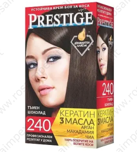 Crema-tinta resistente per capelli 240 Cioccolato fondente "Vip's Prestige"