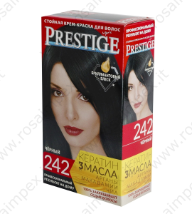 Crema-tinta resistente per capelli 242 Nero "Vip's Prestige"