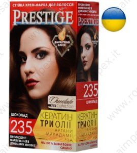 Crema-tinta resistente per capelli 235 Cioccolato "Vip's Prestige"
