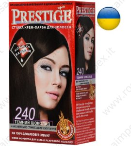 Crema-tinta resistente per capelli 240 Cioccolato fondente "Vip's Prestige"