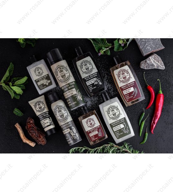 Shampoo anti caduta con peperoncino, caffeina e luppolo "Men's Master" (260ml)