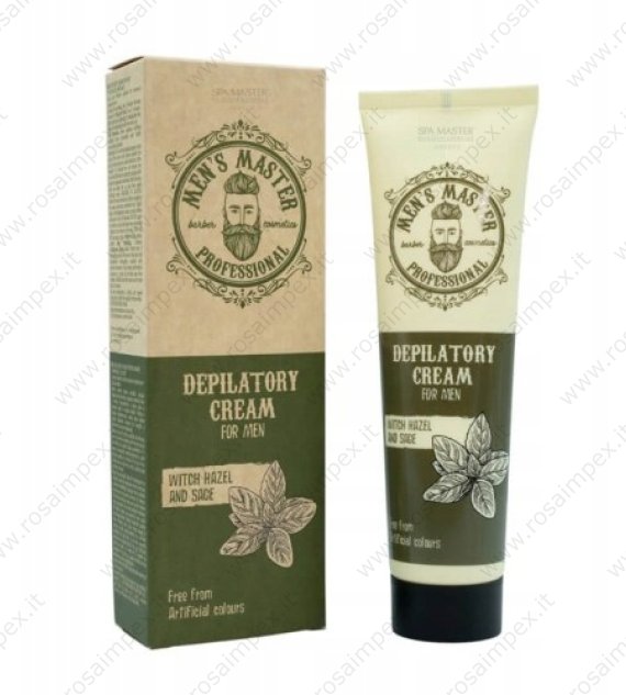 Men's Master Crema Depilatoria Uomo, 150 ml + 25 ml Crema Post-Epilazione – Kit Depilazione Corpo Maschile Rapida e Delicata per Petto, Schiena, Gambe e Ascelle